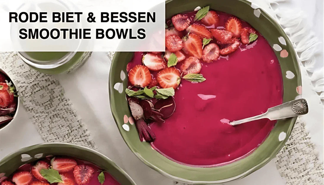 Rode biet en bessen smoothie bowls - SieroSanto