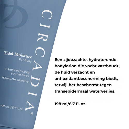 Blue Circadia Tidal Moisture for Body tube at a diagonal angle