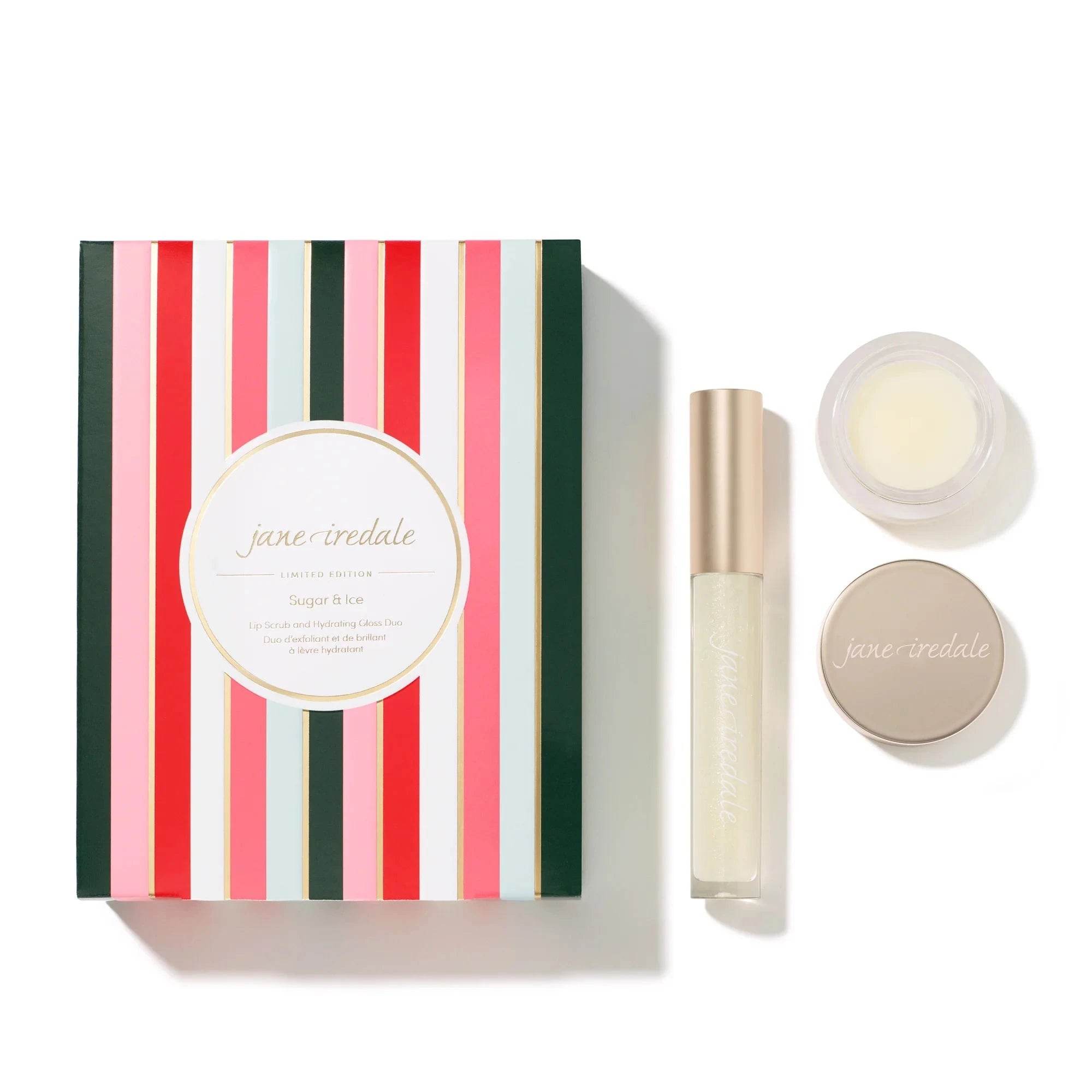 Jane Iredale Sugar & Ice Lip Scrub and Hydrating Gloss Duo - SieroSanto