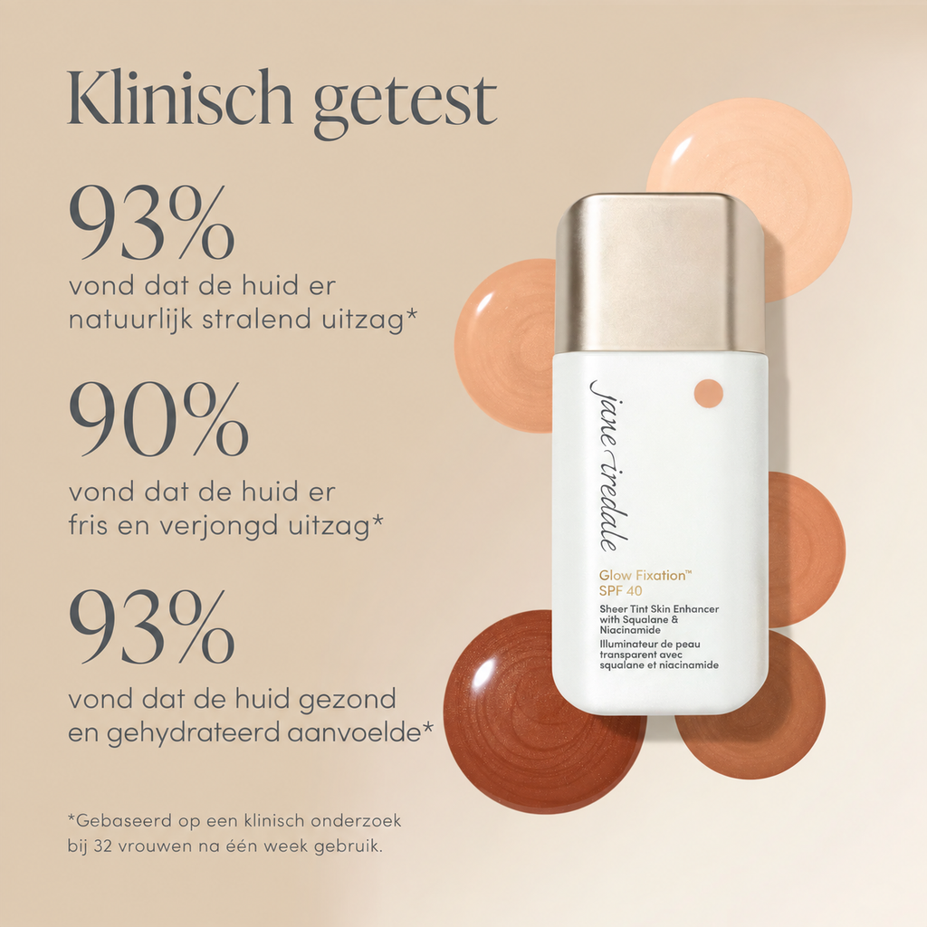 Jane Iredale Glow Fixation™ SPF 40 Sheer Tint Skin Enhancer with Squalane & Niacinamide