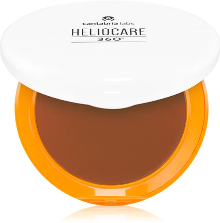 Heliocare Color Compact Sans Huile Brun SPF 50