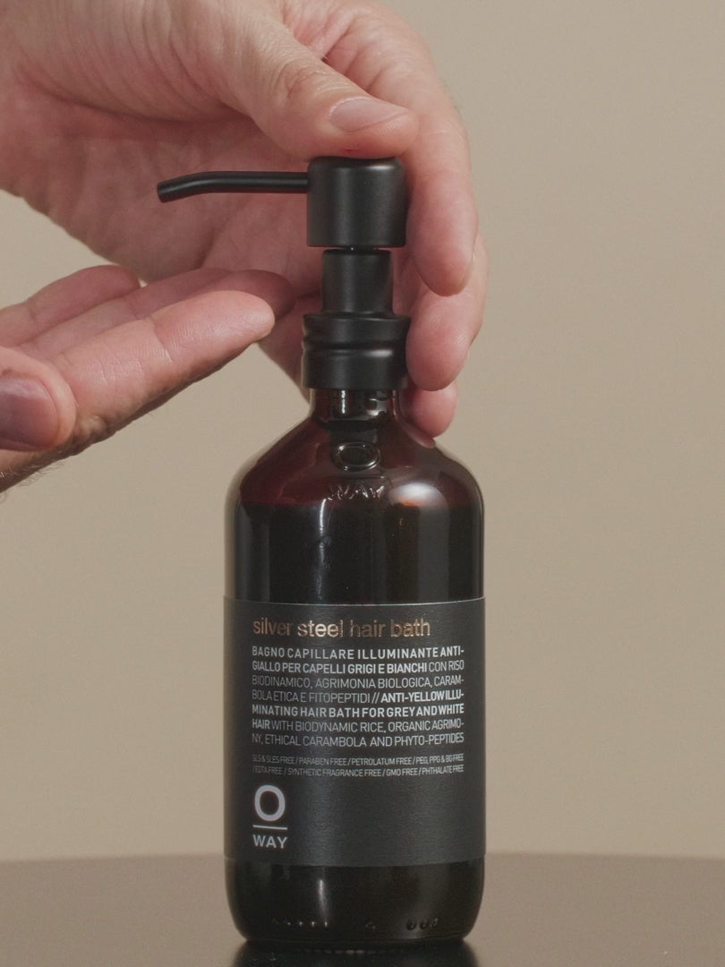 Oway Silver Steel Hair Bath