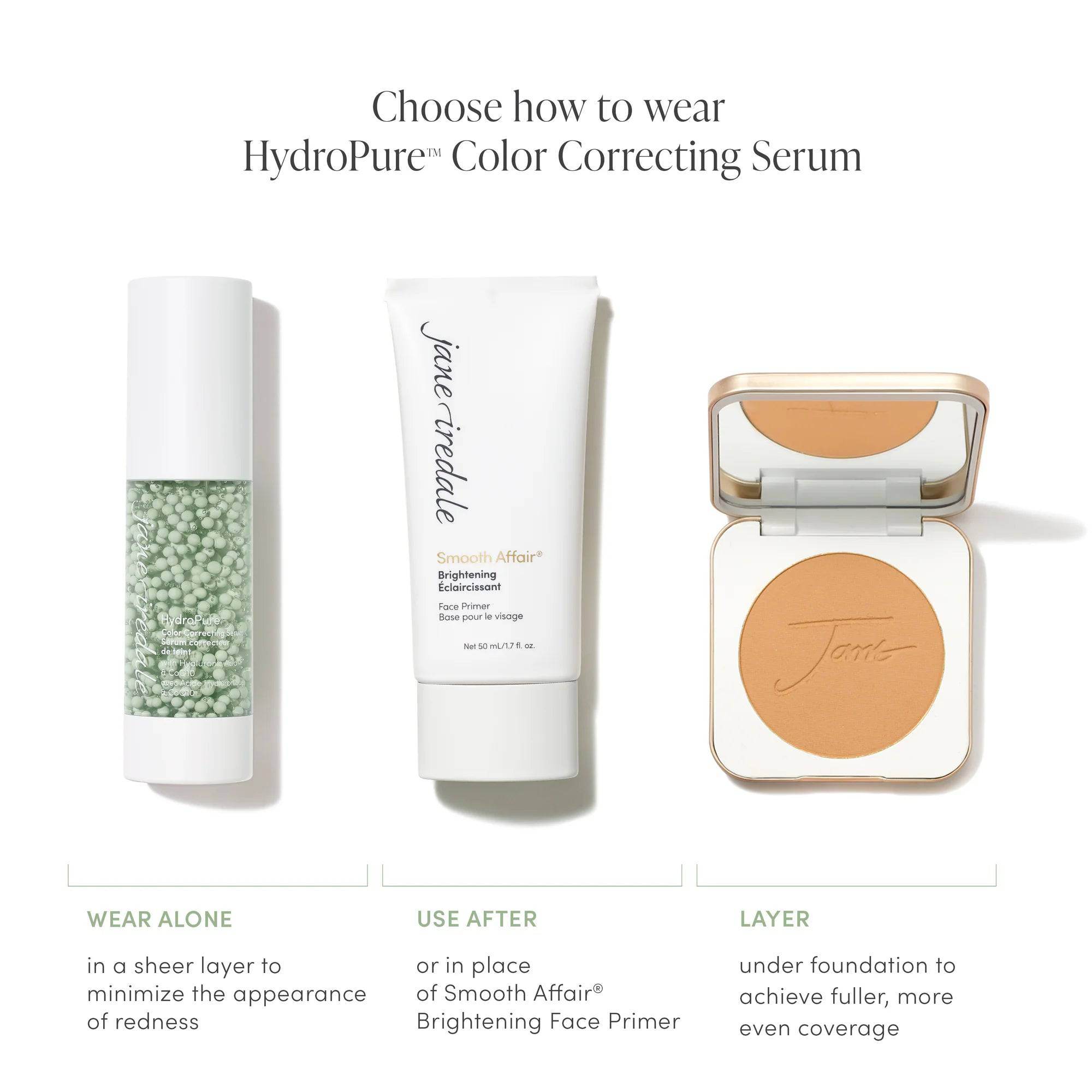 Jane Iredale HydroPure Color Correcting Serum - SieroSanto