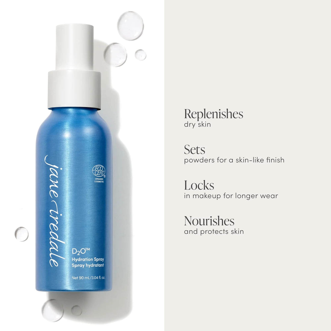 Spray hydratant D₂O Jane Iredale