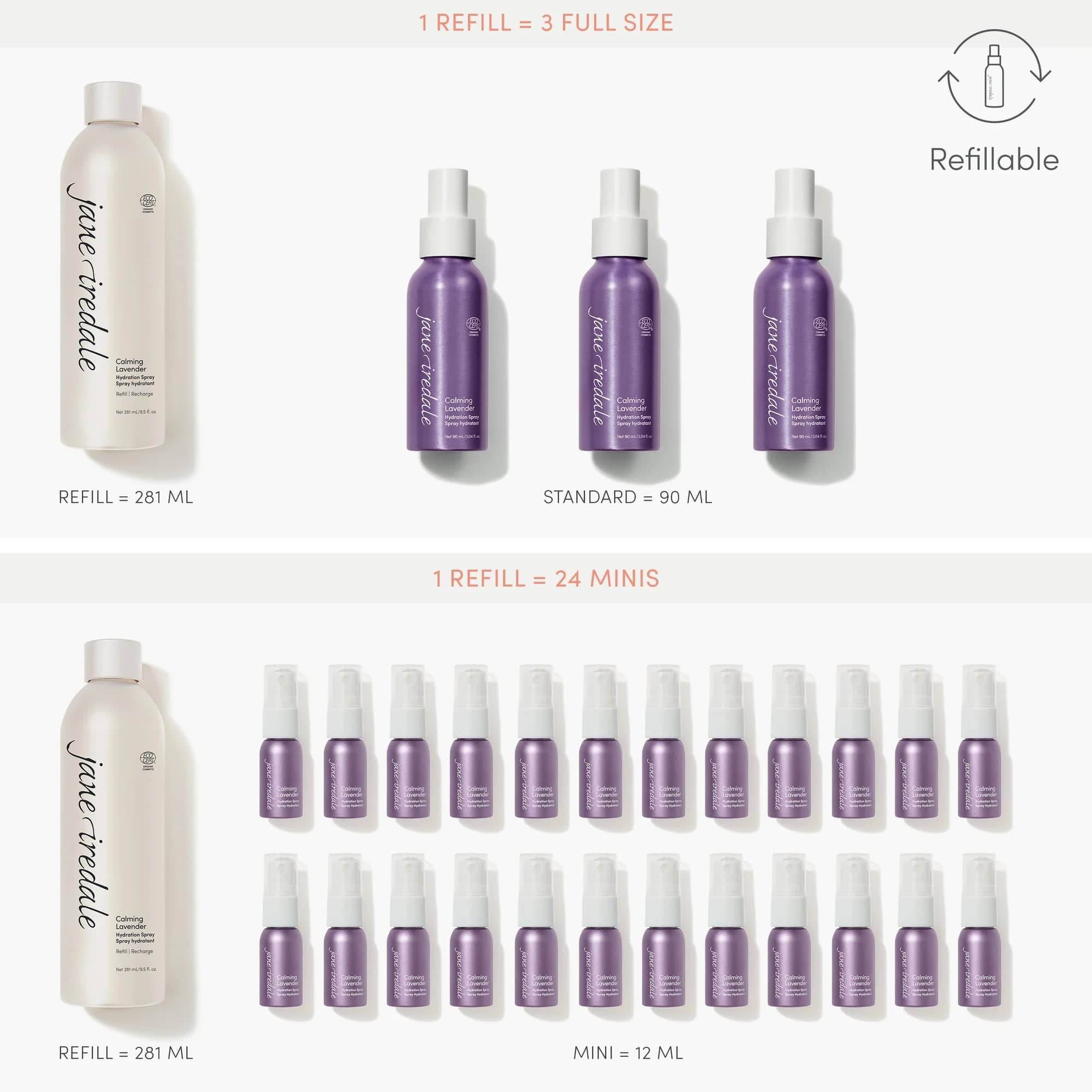 Jane Iredale Hydration Spray Refill Calming Lavender - SieroSanto