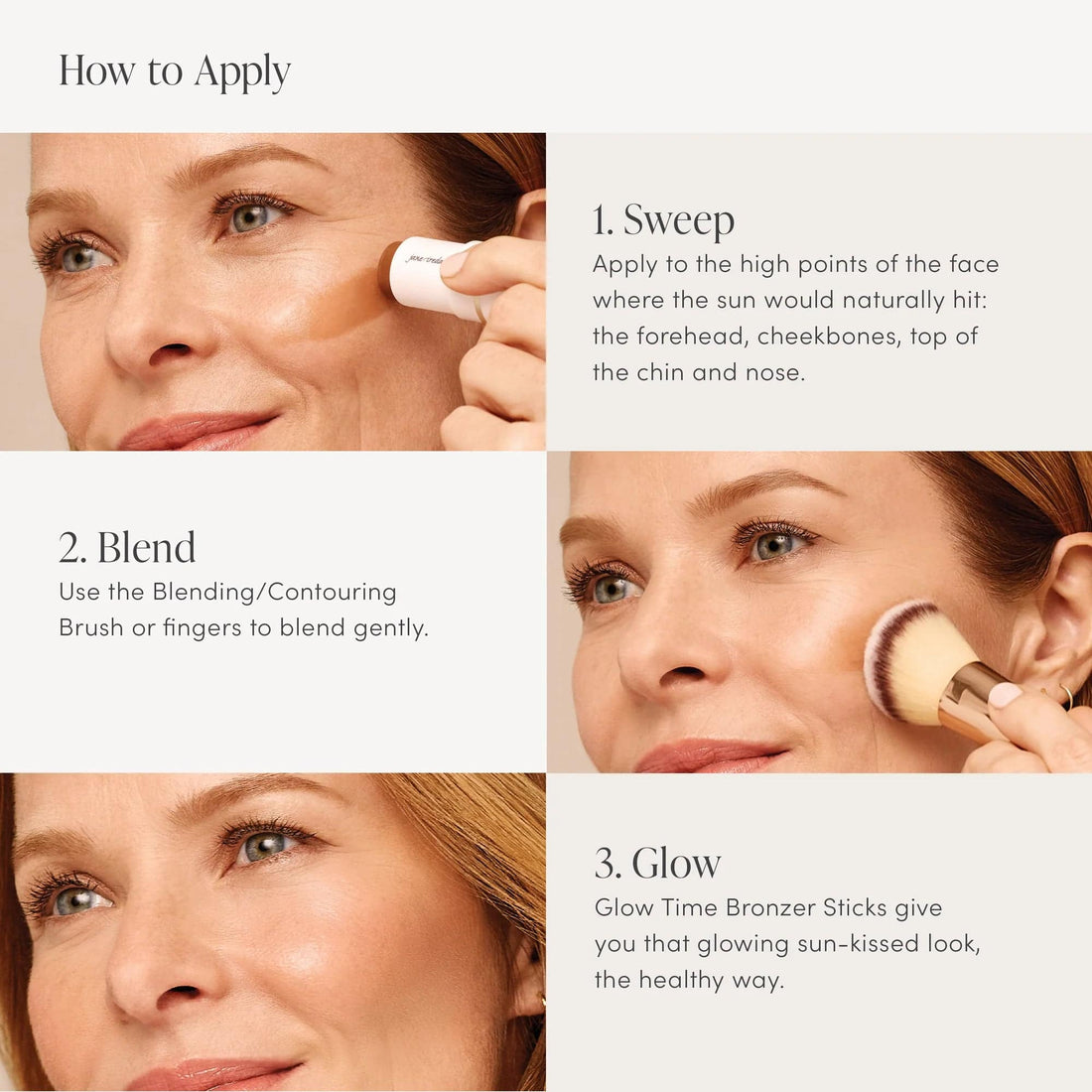 Bâton bronzant Glow Time de Jane Iredale 